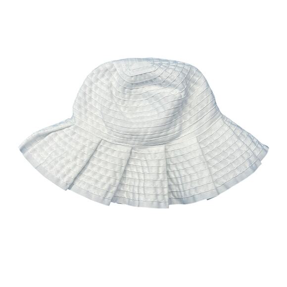 NWT Janie and Jack White Pleated Sun Hat and Purple Cat Eye Sunglasses Bundle - Picture 4 of 9